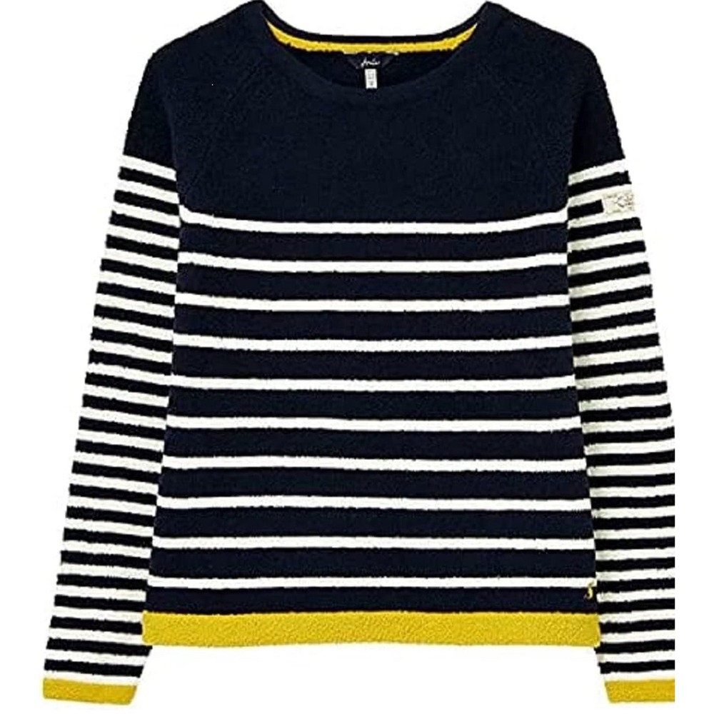 Joules Seaham Chenille Crew Neck Jumper
Navy White size 6 Soft Classic Pullover